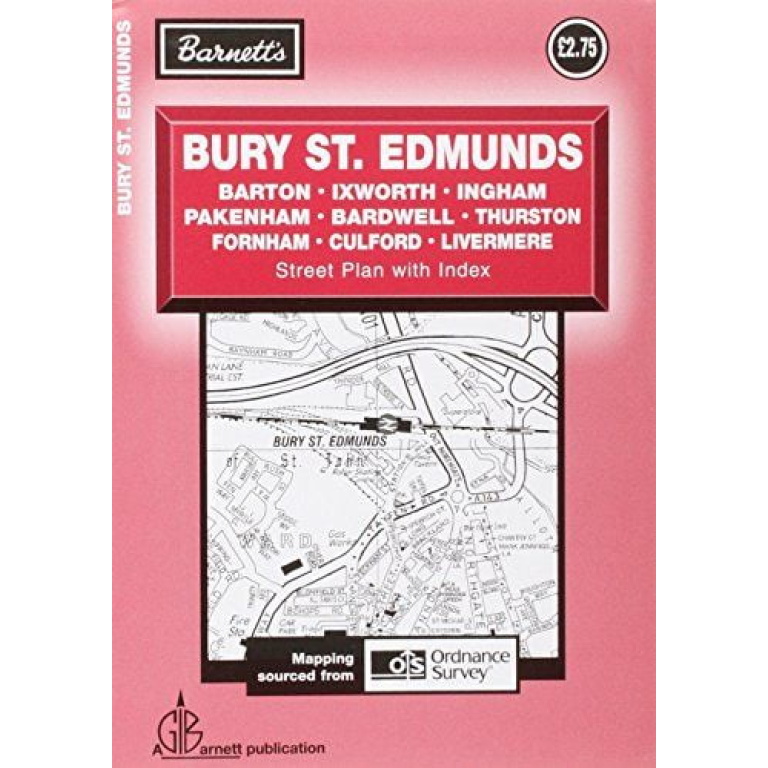 Barnett Bury St Edmunds Street Plan – Bittern Books