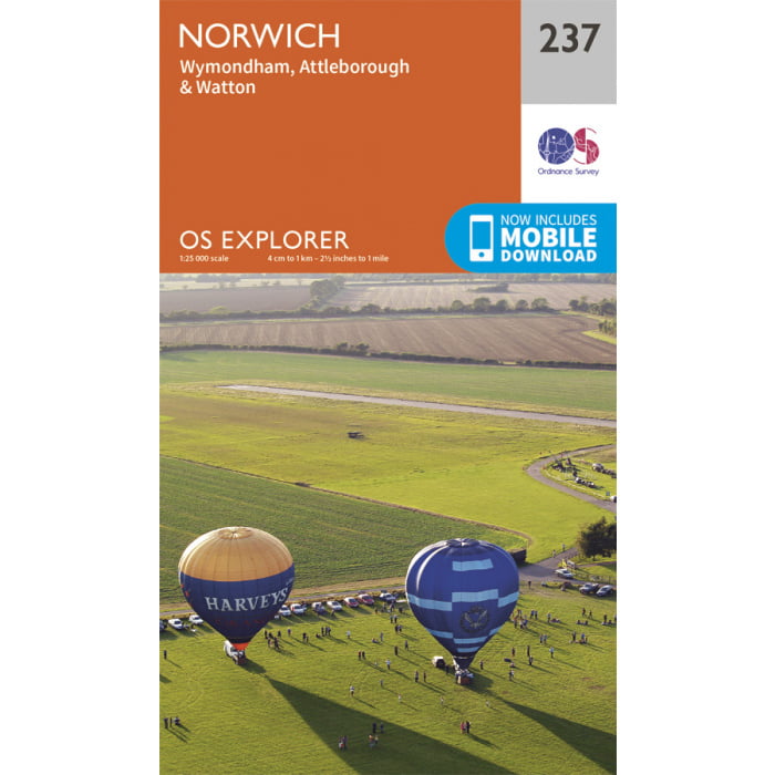 OS Explorer 237 Norwich